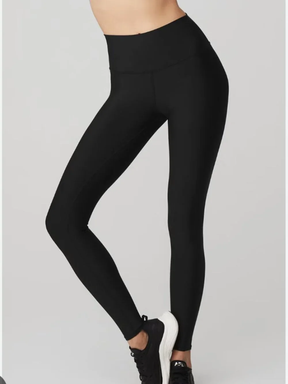 Alo Yoga Black High-Waist 7/8 Leggings XXS - Sculpting Activewear
